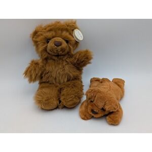 Curto Toy Brown Dog Bear Plush Puppy Lot Stuffed Animal Toy